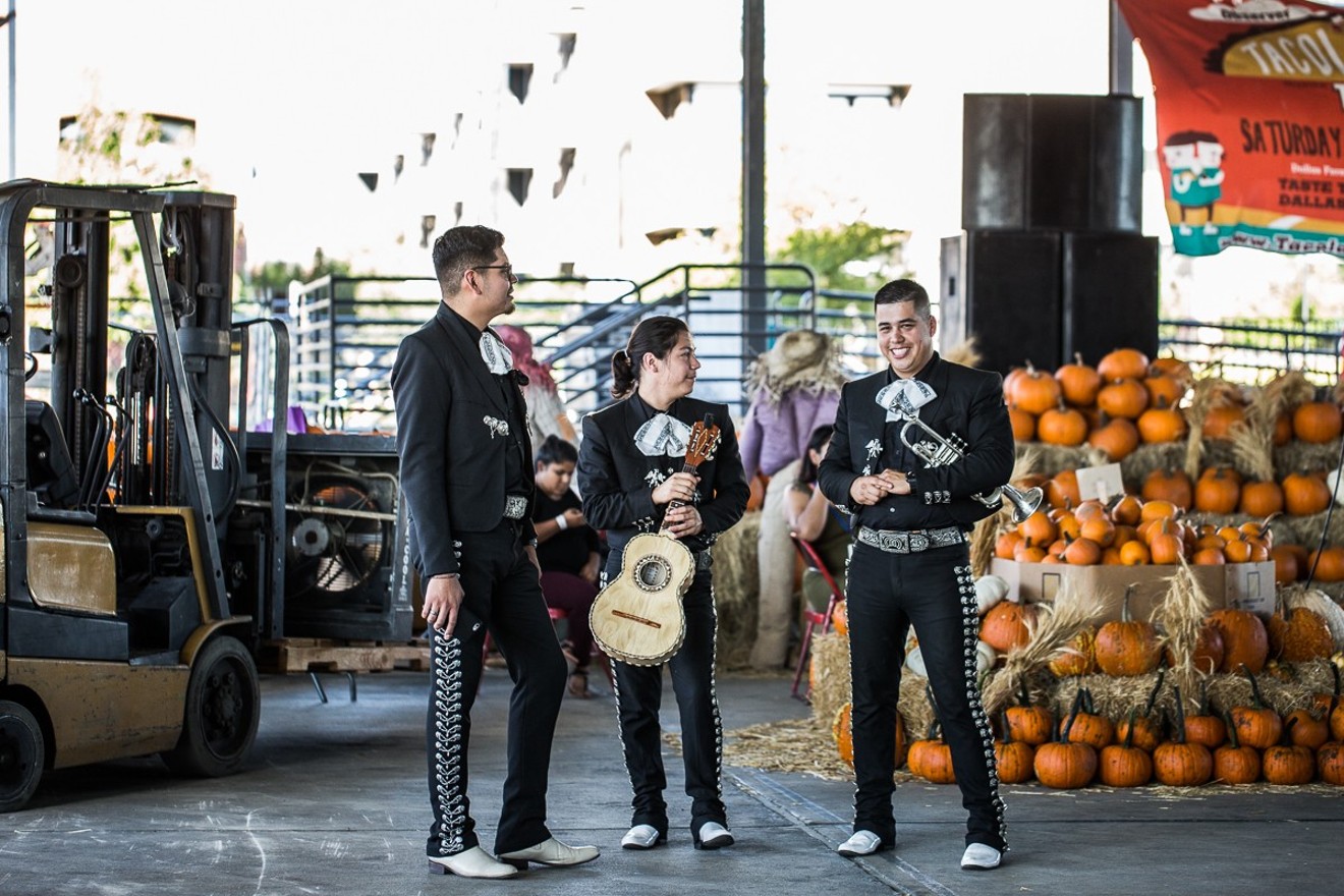 Live music, tacos, cocktails, pumpkins, even though it's still 80 degrees outside — Tacolandia has it all.