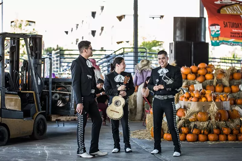 Image: Live music, tacos, cocktails, pumpkins, even though it's still 80 degrees outside — Tacolandia has it all.