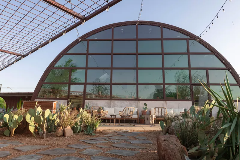 Image: the exterior of Far Out