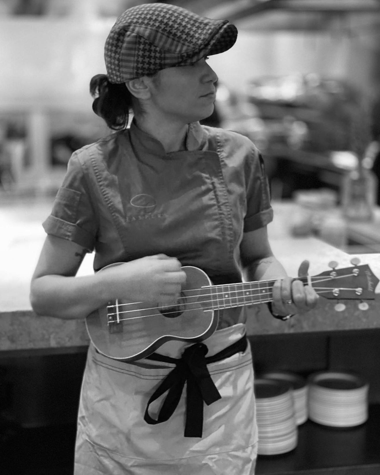 Chef Yia Medina knows how to strum along through the storm.