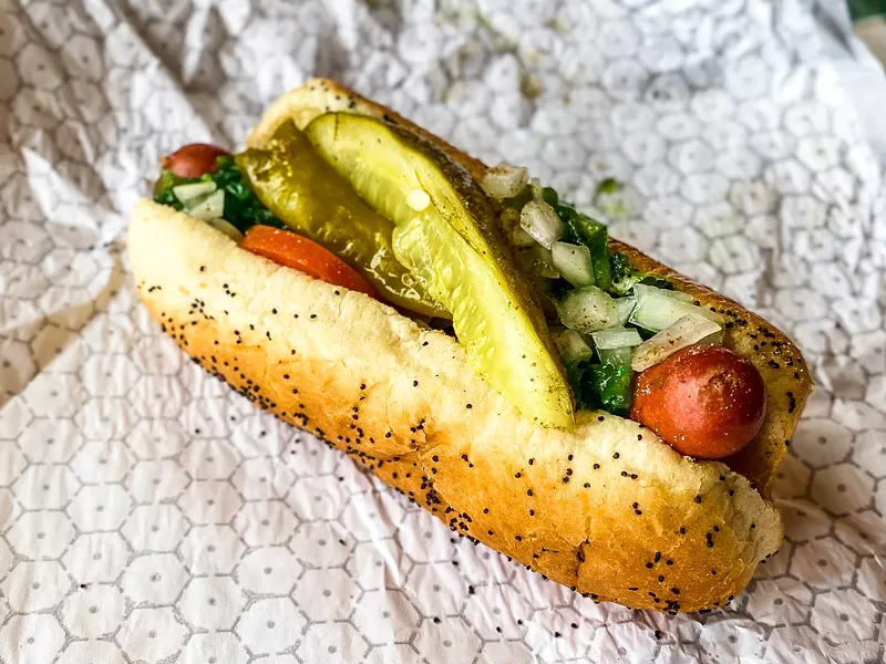 Image: Chicago Avenue's hot dog