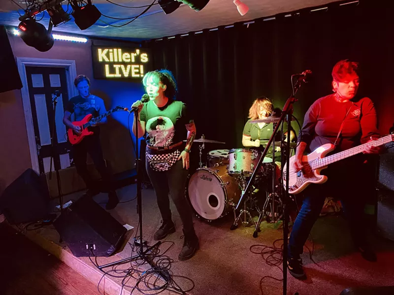 Image: San Antonio Chicana punk band Fea played a small show at Killer's Tacos in Denton on Tuesday night.