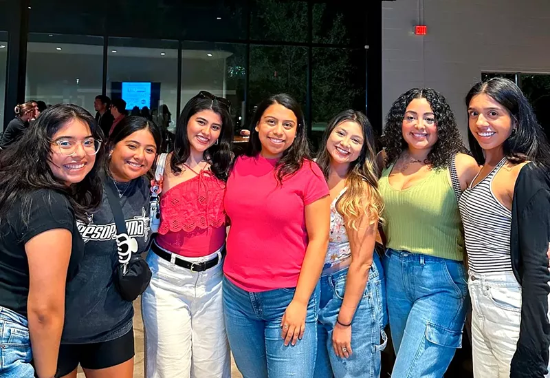 Image: Members of the Latina Social Club DFW on trivia night
