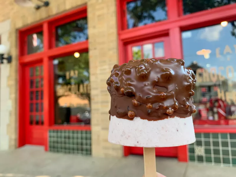 Image: You need this chocolate-dipped strawberry kulfi from Dude, Sweet Chocolate.