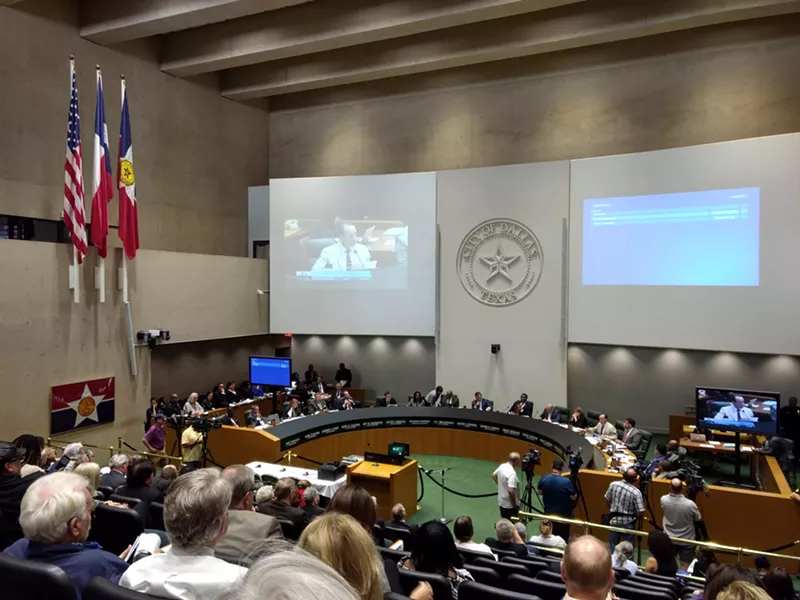 Image: The Dallas City Council voted Sept. 6 to remove the Robert E. Lee statue from Lee Park.
