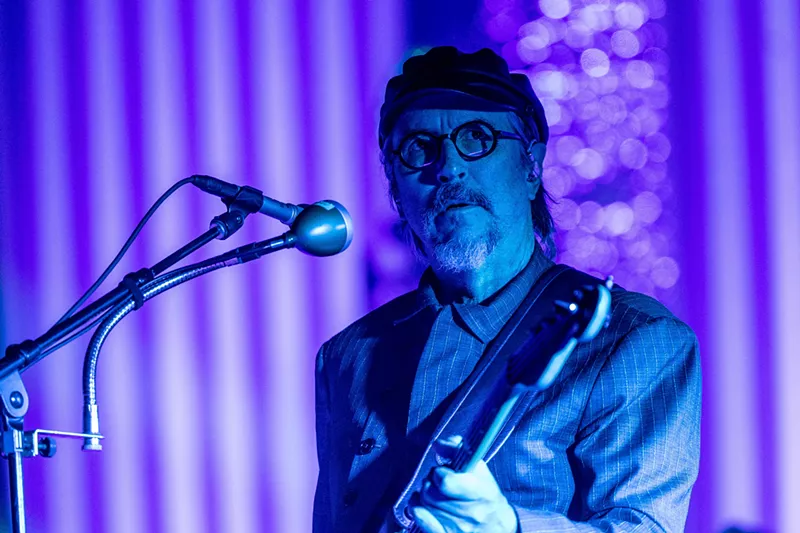 Image: The Colonel himself, Les Claypool, who played on an exquisite rock bill Tuesday night.