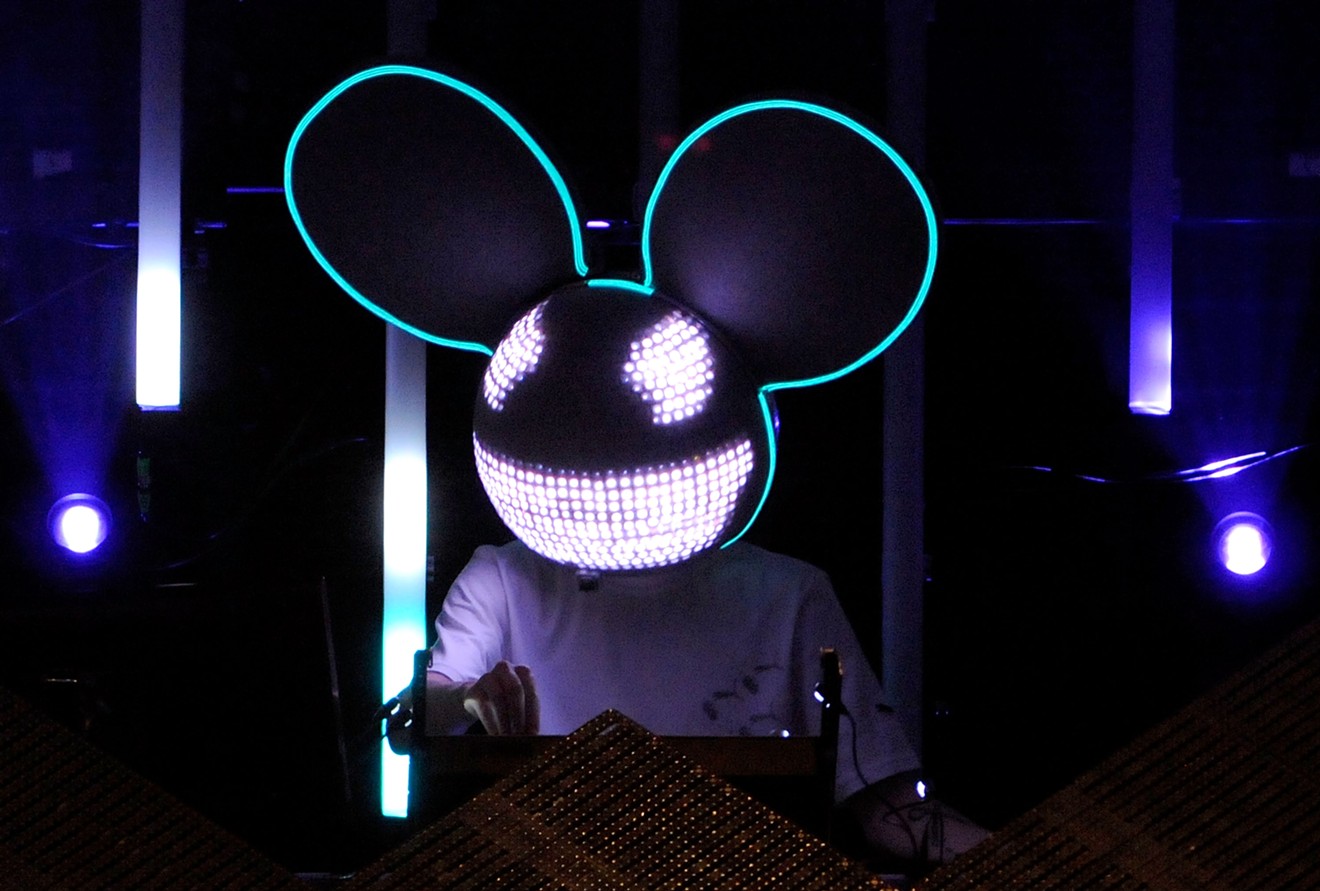 Disney taught us that mice are friendly, but Deadmau5 only wants to talk about acronyms and his "Cube."