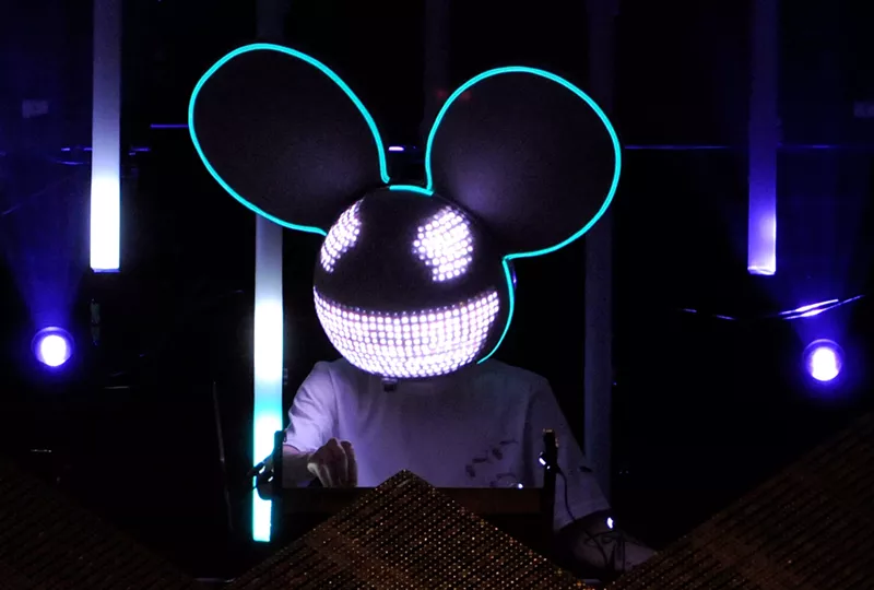 Image: Disney taught us that mice are friendly, but Deadmau5 only wants to talk about acronyms and his "Cube."