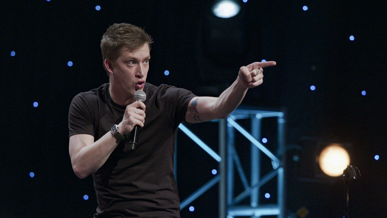 Daniel Sloss performing in his comedy special X that aired on HBO in 2019.