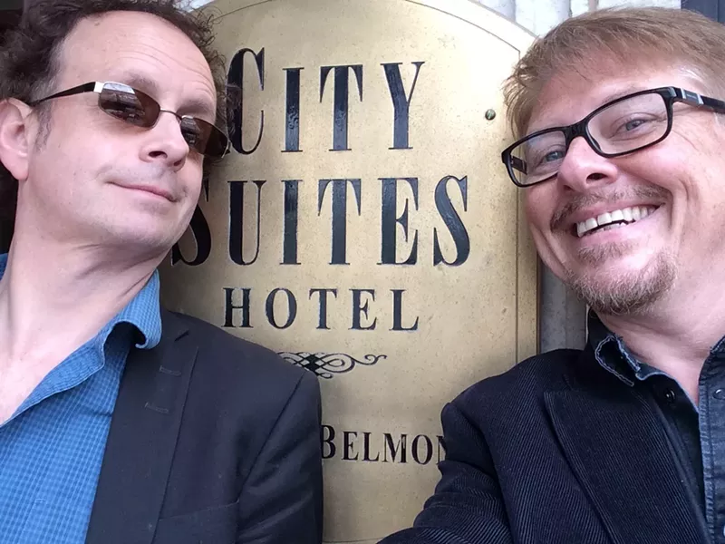 Image: Comedians Kevin McDonald and Dave Foley are founding members of the sketch comedy troupe The Kids in the Hall.