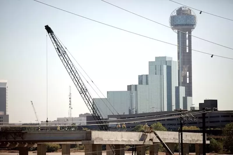Image: When one Dallas construction project ends, two more are sure to begin.