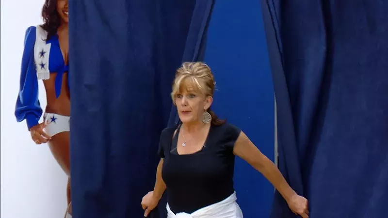 Image: Kitty Carter used to be a Cowboys cheerleader, but when they asked her to lose weight, she quit.