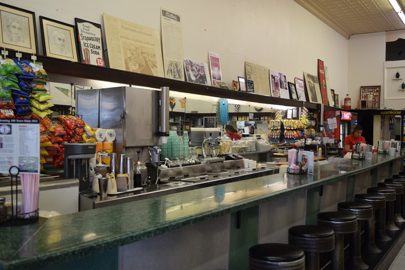 Highland Park Soda Fountain has kept the old-fashioned soda fountain alive since 1912.
