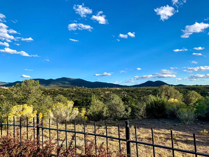 Image: The view from the New Mexico Governor's Mansion