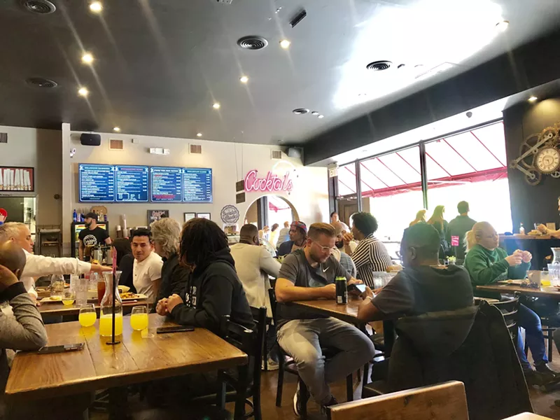 Image: The interior at Crickles and Co. just off the Cedar Springs strip