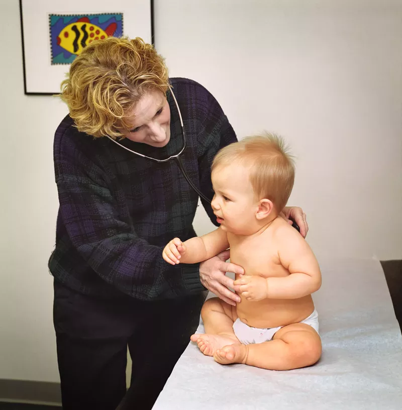 Image: baby doctor pediatrician