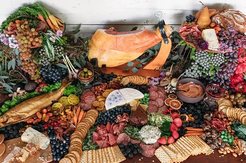 Image: Fount Board and Table has elaborate boards of cheese, charcuterie and more. Their new home base is the spot formerly known as Crooked Tree Coffeehouse in Uptown.