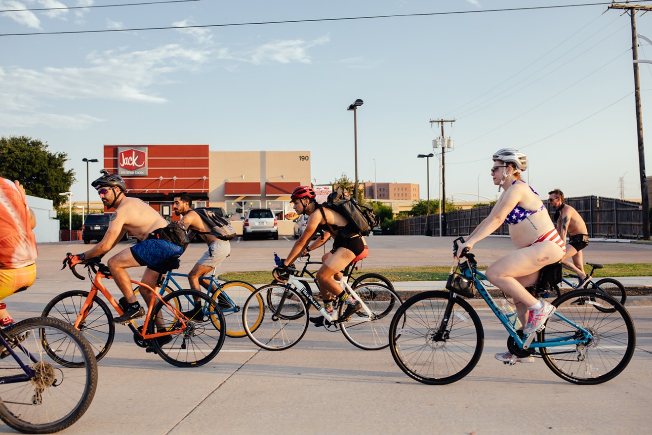 The 15-mile ride stopped at watering holes around town.