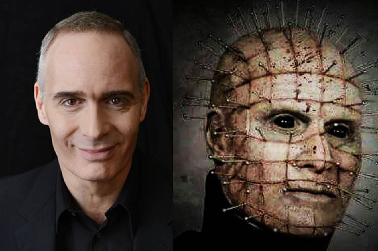 Actor Paul T. Taylor, left, says that playing the role of Pinhead in the upcoming film Hellraiser: Judgment was "the coolest thing that's ever happened to me in my life."