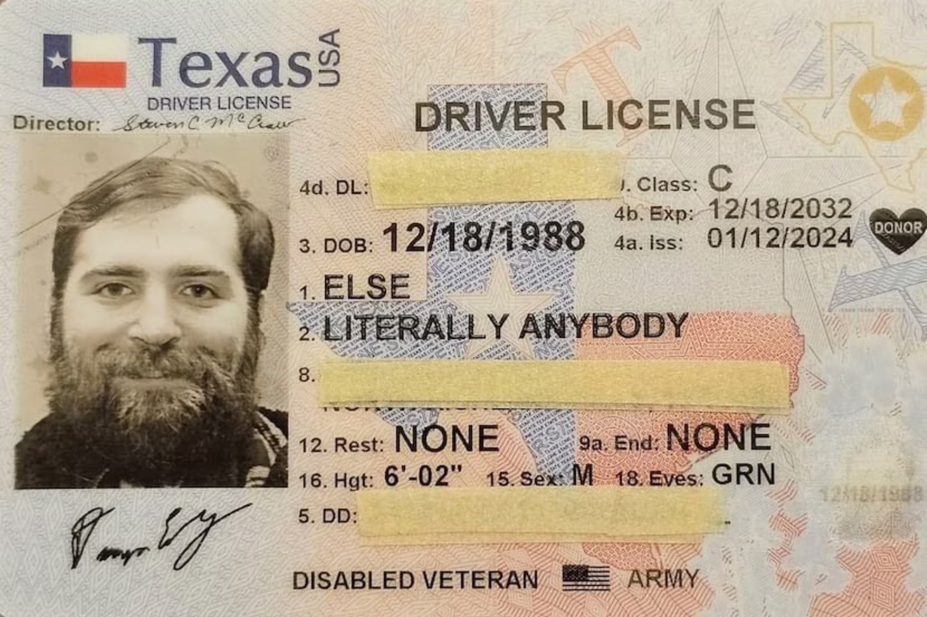 It may seem like a storyline from "Friends" (ahem, "Crap Bag"), but a North Texas schoolteacher really changed his name to "Literally Anybody Else."