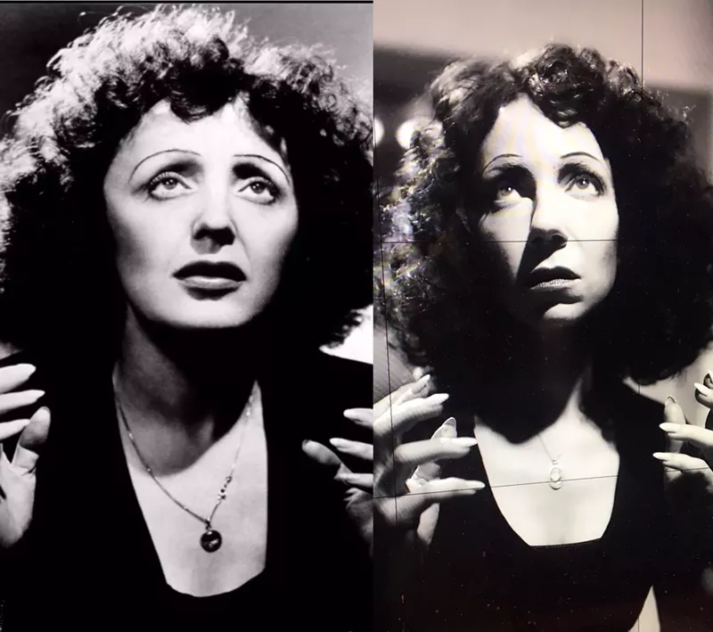Image: Non. Elle non regrette rien. Kristen Colaneri as Edith Piaf.