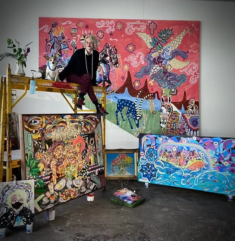 Image: Artist Kelsey Heimerman makes timeless works in her Dallas studio.