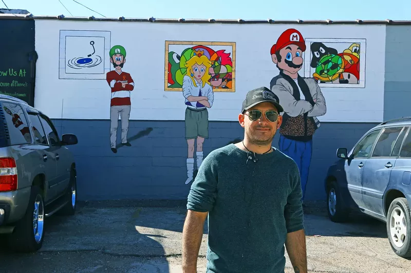 Image: Preston Pannek is taking his murals across the country.