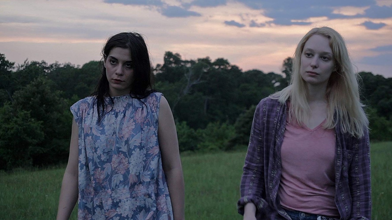 Dallas theater actors Hannah Weir and Hilly Holsonback star in the "magical realism Texas crime" film A Ship of Human Skin.