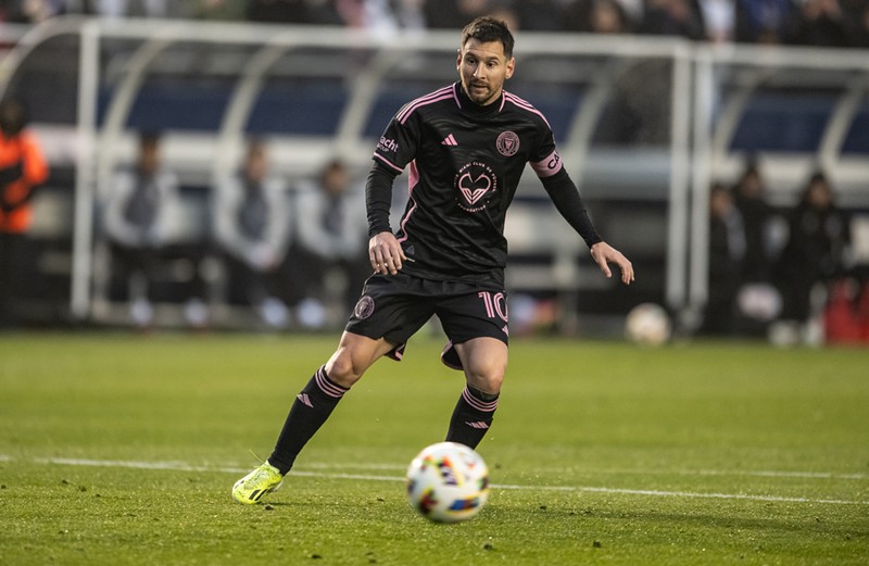 Lionel Messi took the pitch at the Cotton Bowl for Inter Miami on Monday, Jan. 22.