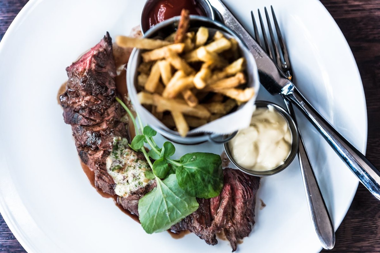 Boulevardier's steak special on Tuesday is one of the best deals in the city.