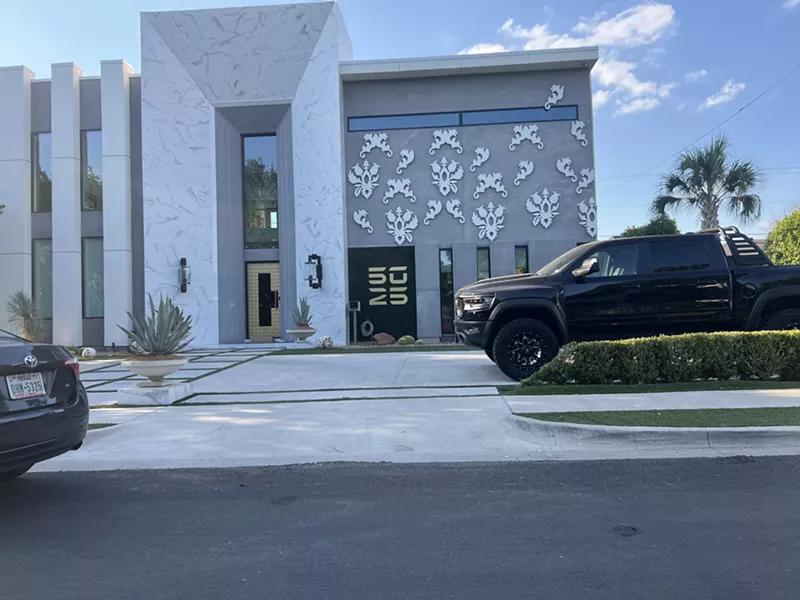Image: Elm Thicket-Northpark residents hope the zoning changes will keep their neighborhood from being overrun by homes like this $4 million mansion known as the Tron house.