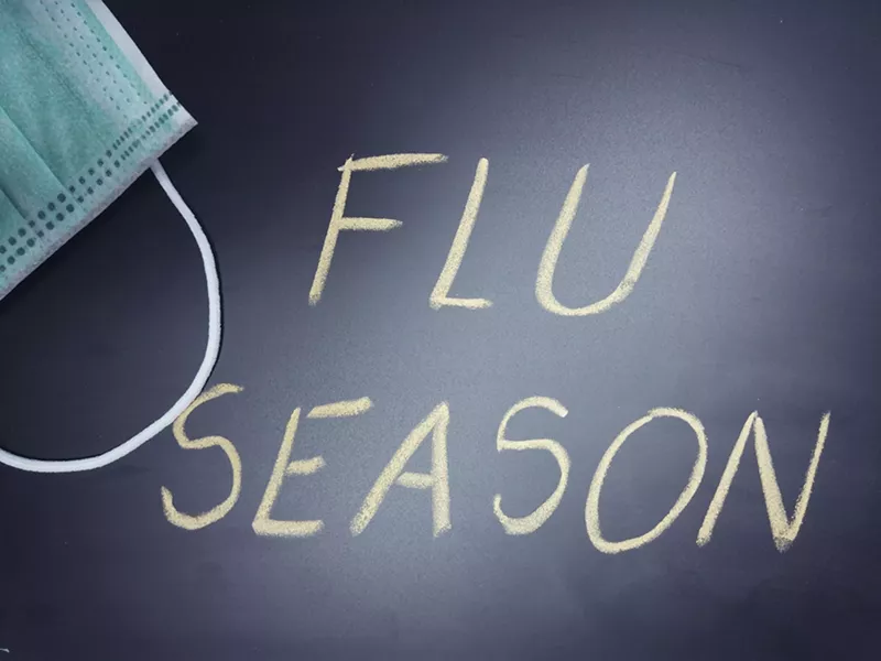 Image: This year's flu season hasn't hit as hard as the last one.