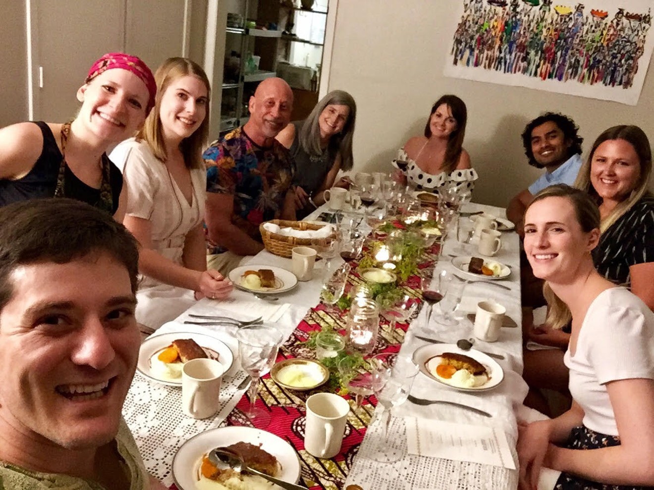 Kuluntu's supper clubs are hosted in their home and capped at eight people to foster a sense of intimacy.