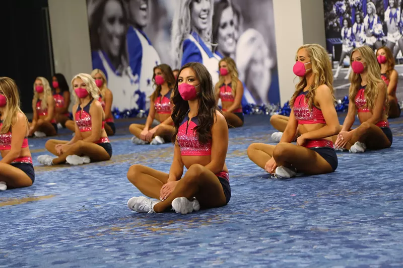 Image: Season 15 of Dallas Cowboys Cheerleaders: Making The Team is airing on CMT.