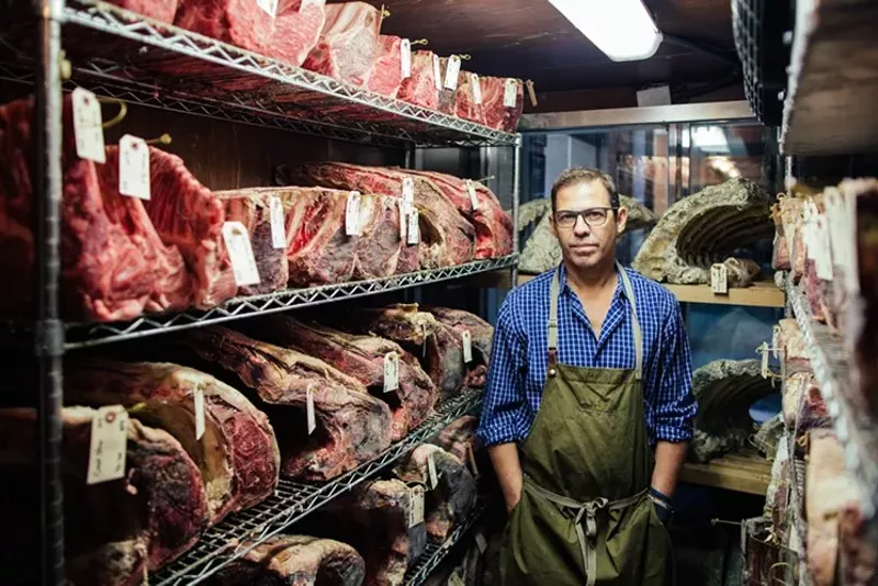 Image: Meat-master John Tesar is emceeing the Iron Fork Chef Challenge, and if you dig TV cooking competitions, you won't want to miss this nail-biter.