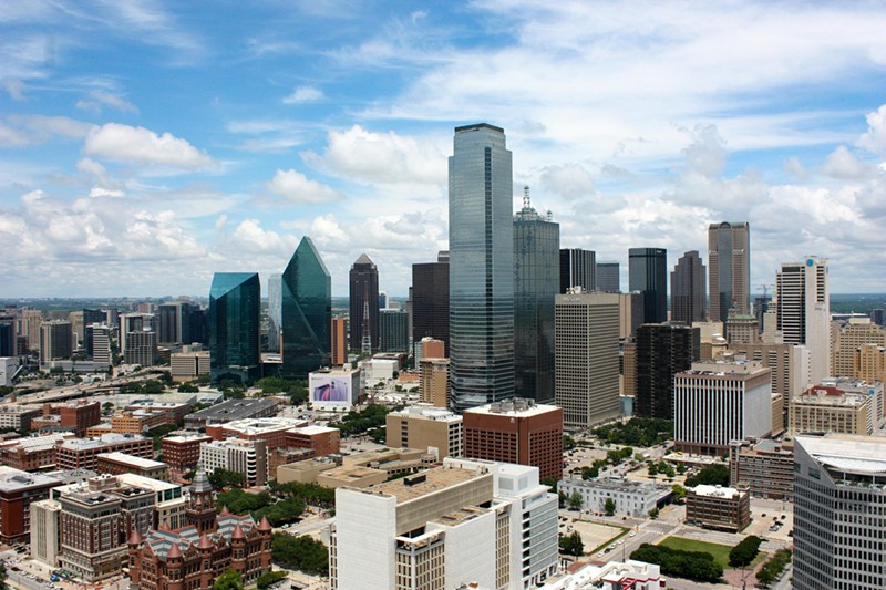 Downtown Dallas is home to a booming office-to-apartment pipeline.