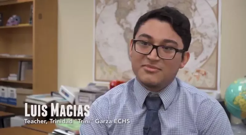 Image: Luis Macias, a Dallas ISD high school teacher, faces deportation if DACA is revoked.