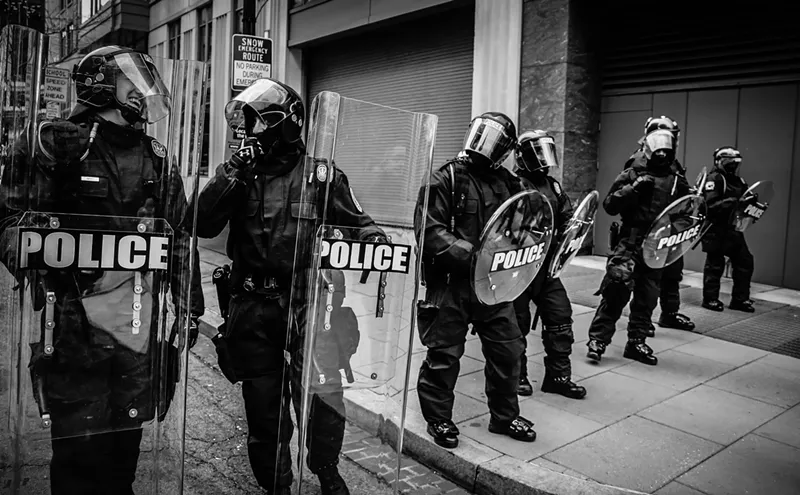 Image: Dallas Mayor Eric Johnson Wants to Beef Up the Police. Critics Say It's 'Propaganda.'