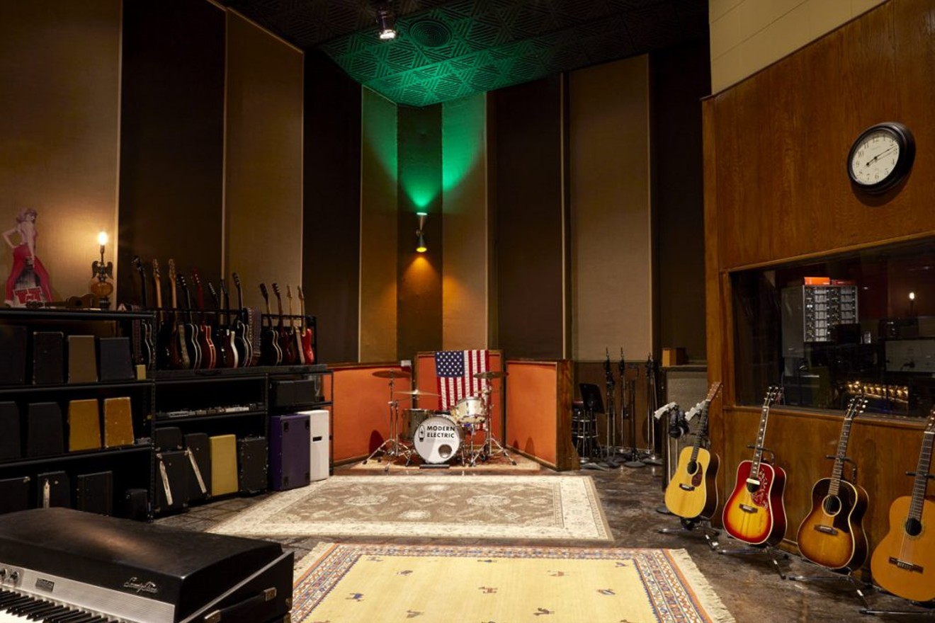 The interior of Studio A at Modern Electric.