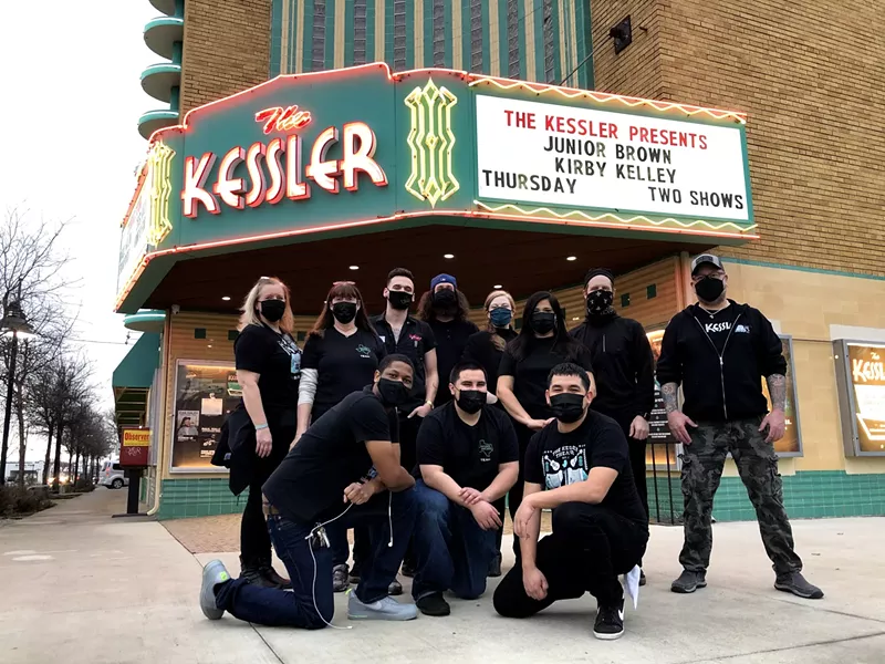Image: Employees at The Kessler are wearing double masks and will continue to do so until the CDC says otherwise.