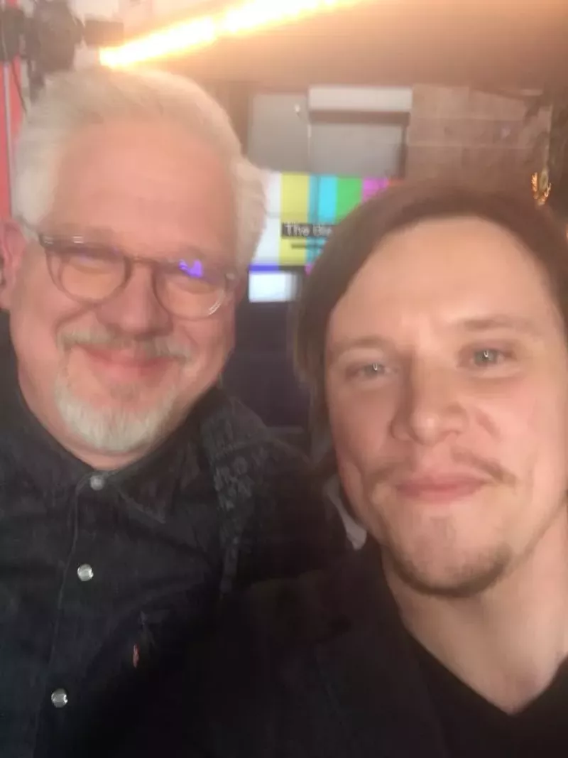 Image: Stephen Ketner and Glenn Beck are fast friends.