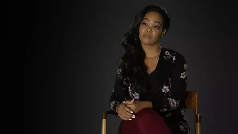 Image: Kitti Jones says she wasn't supported by her community after coming forward about R. Kelly abuse.