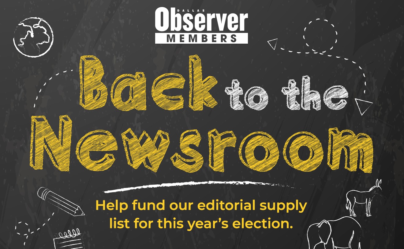 Dallas Observer Kicks Off Summer Membership Drive