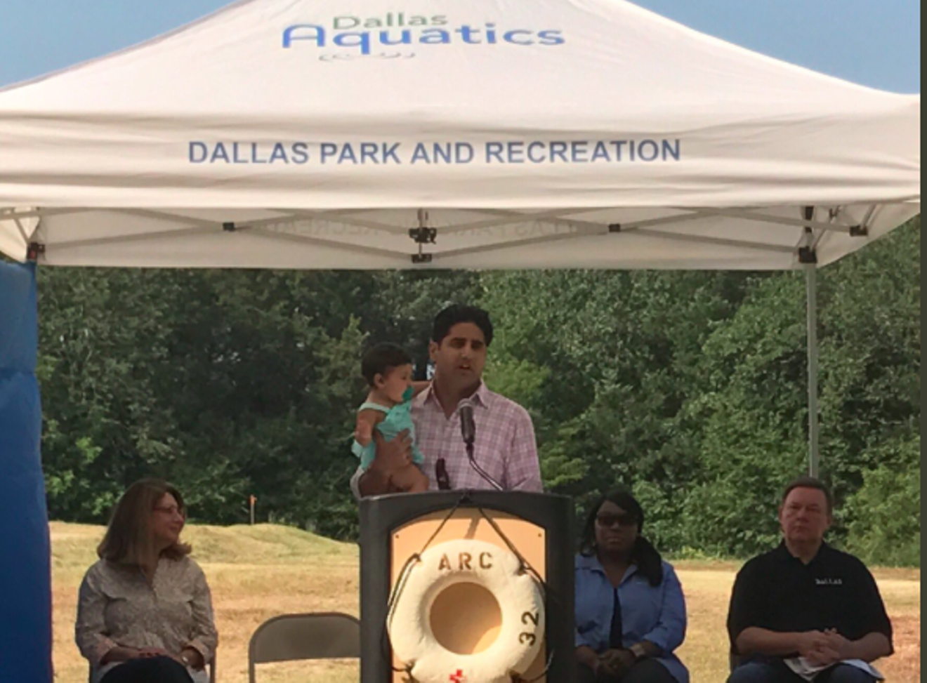 Bobby Abtahi attends a parks function.