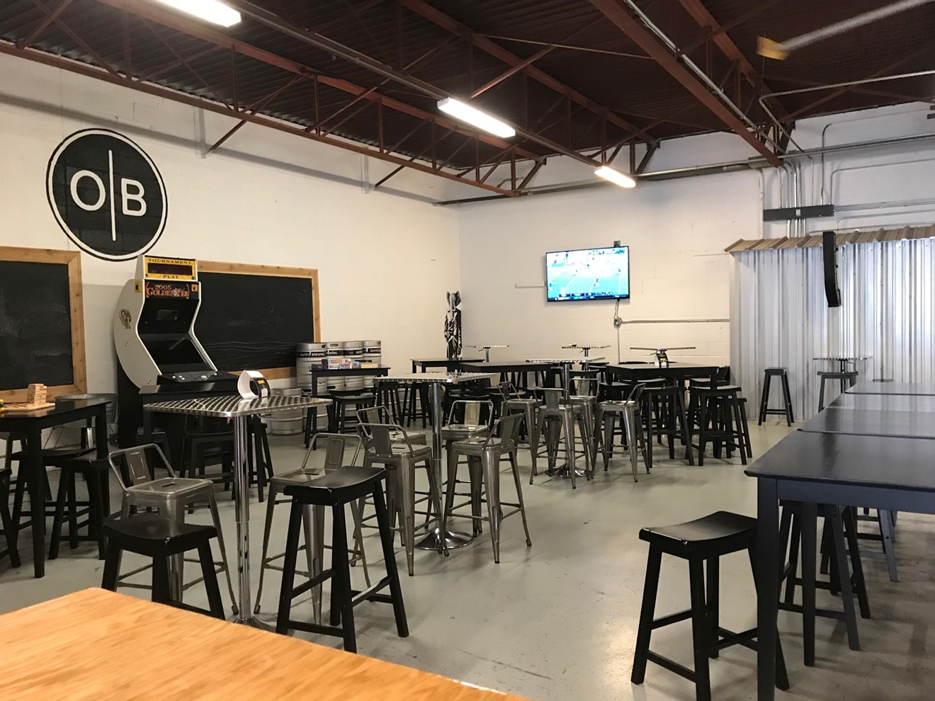 The taproom at Outfit Brewing