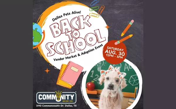 Image: Dallas Pets Alive! Pet Vendor Market & Adoption Event