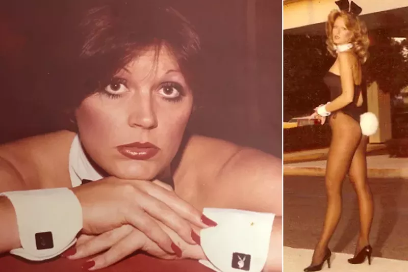 Image: Terry Parrish (left) and Karen Drennan worked at the Dallas Playboy Club in the late '70s and early '80s. It was built by Playboy magazine founder Hugh Hefner.