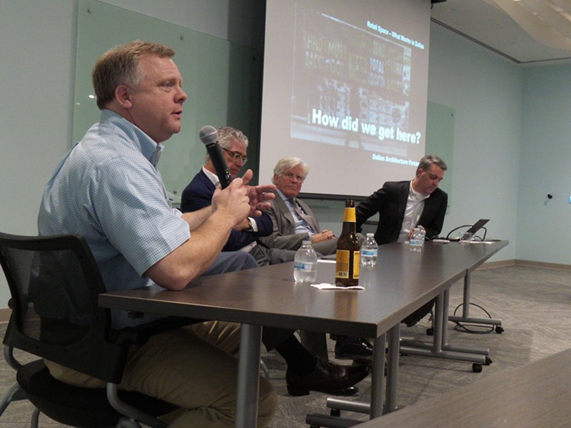 A panel of property developers met June 13 at One Arts Plaza to discuss retail in Dallas.