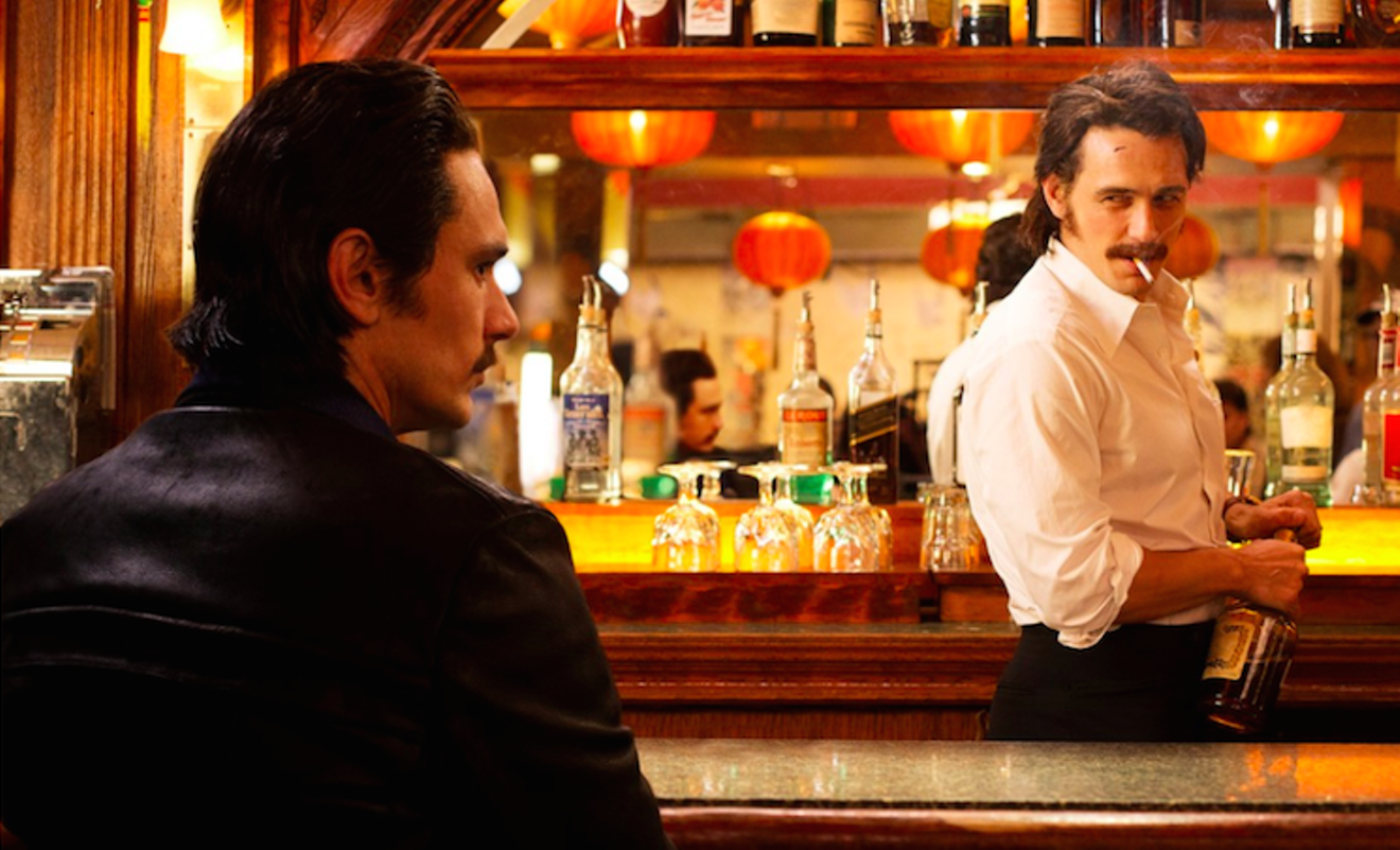 James Franco plays twins Frankie and Vincent Martino, based on Dallas resident Tony Dagrosa's father and uncle.