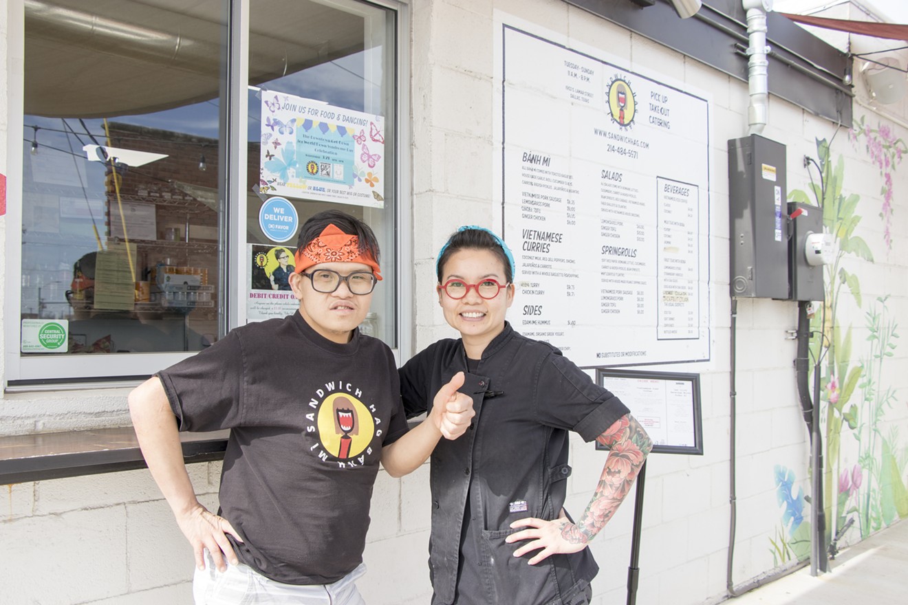 Sugar Sang (left) and his sister Reyna Duong, owner of Sandwich Hag in the Cedars.